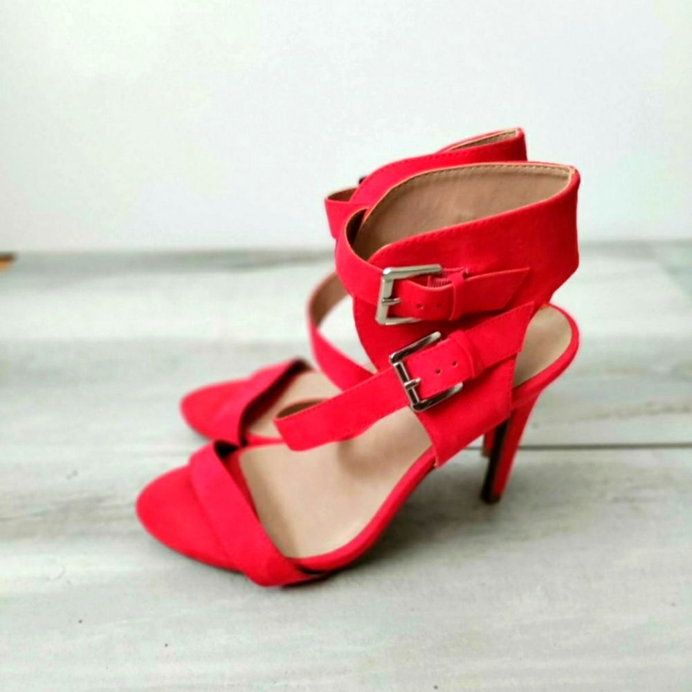 Parker and sky ankle strap heels